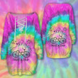 Tiedye LSD Take A Trip Lace-Up Sweatshirt