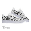Weed Black And White Sneakers