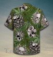 Weed Smoking Weed Skulls Hawaiian Shirt