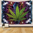 Cannabis Weed Leaf Marijuana Tapestry