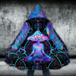 Psychedelic Yoga Magic Mushroom Hooded Cloak Coat