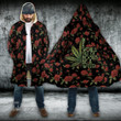 In A World Full Of Roses Be A Weed Hooded Cloak Coat