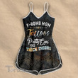 F-bomb mom with Tattoos Pretty Eyes and Thick thighs Rompers For Women