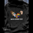 LGBT United Against Hate Power Fist Graphic Unisex T Shirt, Sweatshirt, Hoodie Size S - 5XL