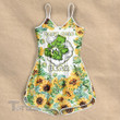 Weed dont care bear sunflower Rompers For Women