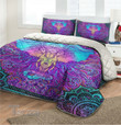 Hippie Elephant Mandala Quilt Bedding Set