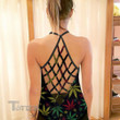 Weed roll me a blunt and tell me i'm pretty Criss-Cross Open Back Cami Tank Top
