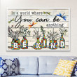 Autism be kind dragonfly Wall Art Print Poster