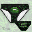Weed Pattern Weed Lips Want A Hit? Women's Briefs