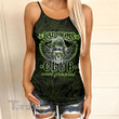 Bad Mom's Club Weed Provided Criss-Cross Open Back Cami Tank Top