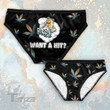 Weed Bear Earth Color Want A Hit? Women's Briefs