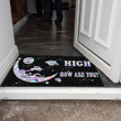 Weed 420 Alien High How Are You? Doormat