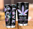 Weed World's Dopest Dad 20Oz, 30Oz Stainless Steel Tumbler