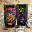 Custom LGBT Mandala Pattern LGBT Color Owl 20Oz, 30Oz Stainless Steel Tumbler