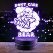 Weed dont care bear Custom Shape Led Light