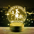 Weed world's dopest witch Custom Shape Led Light