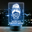 World's Dopest Mom Custom Shape Led Light