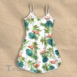 Weed Tropical Flamingo pattern Rompers For Women
