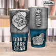 Weed Don't Care Bear Stainless Steel 30 Oz Tumbler