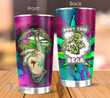 Weed Leaf Don't Care Bare Lip 20Oz, 30Oz Stainless Steel Tumbler