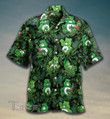 Weed Leaf Don't Care Bare Pattern Hawaiian Shirt