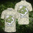 Weed Leaf Don't Care Bear Pattern All Over Print Polo Shirt