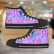 Magical Mushroom Trippy Lsd Psychedelic Colorful Unisex High Top Canvas Shoes