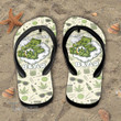 Weed Don't Care Bear Pattern Flip Flop
