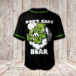 Weed Don't Care Bear High Maintenance Baseball Shirt