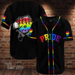 LGBT love is love Baseball Shirt