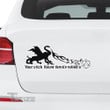 Dungeons and dragon your stick figure family rolled a dice Decal
