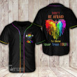 LGBT dragon don't be afraid to show your true color Baseball Shirt