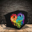 LGBT dragon rainbow color Face Mask PM 2.5 3pcs