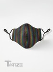 LGBT thin subtle modern rainbow flag Face Mask PM 2.5 3pcs