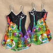 Weed LGBT Lip Bear Rompers For Women