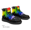 LGBT rainbow water color All Season Boots