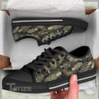 Mushroom camo pattern Low Top Canvas Shoes