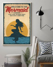Welcome To The Mermaid Lounge Cast Your Troubles Away And Have A Meri-Time Wall Art Print Poster