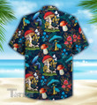 Mushroom Psychedelic All Over Printed Hawaiian Shirt Size S - 5XL