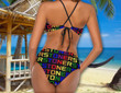Weed Stoner LGBT Pattern 2-piece Bikini
