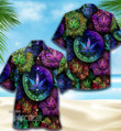 Weed Psychedelic Mandala All Over Printed Hawaiian Shirt Size S - 5XL