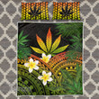 Weed aloha hawai pattern Quilt Bedding Set