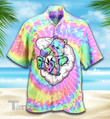 Weed Tiedye Bear All Over Printed Hawaiian Shirt Size S - 5XL