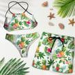 Weed Tropical Combo Sexy Summer Bikini 2-piece Bikini and Hawaiian Shorts