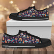 Mushroom Psychedelic Low Top Canvas Shoes