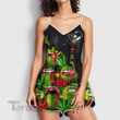 Weed pouring rasta color lips Rompers For Women