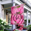 Breast Cancer Awareness Pumpkin Believe Garden Flag, House Flag