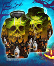 Halloween pumpkin horror skull  3D All Over Printed Shirt, Sweatshirt, Hoodie, Bomber Jacket Size S - 5XL