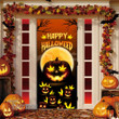 Weed halloween pumpkin happy halloweed Door Cover