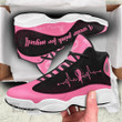 Breast cancer i wear pink for myself 13 Sneakers XIII Shoes